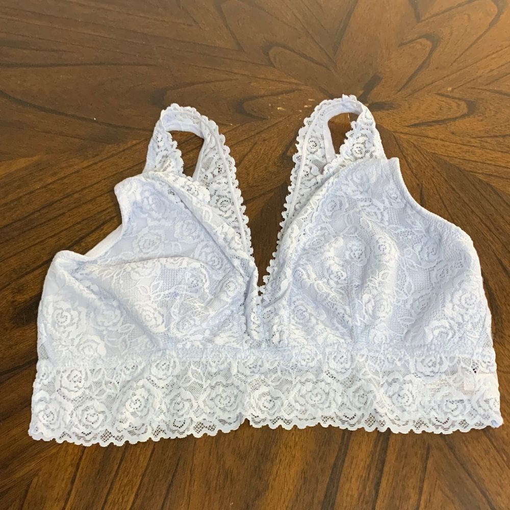 Pip & Vine Lace sleep nursing Bralette in Light Blue